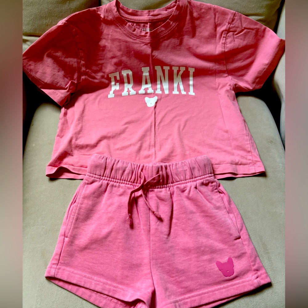 Francesca’s Franki girl shirt and short set